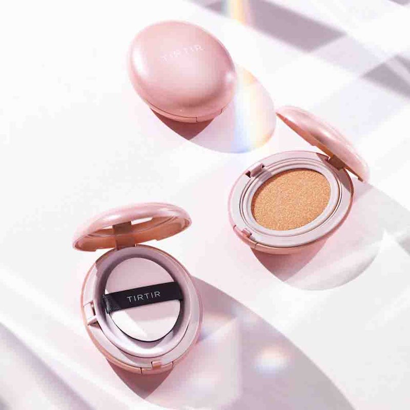 Tirtir Mask Fit All-Cover Pink Cushion Foundation 21W Natural Ivory 18g