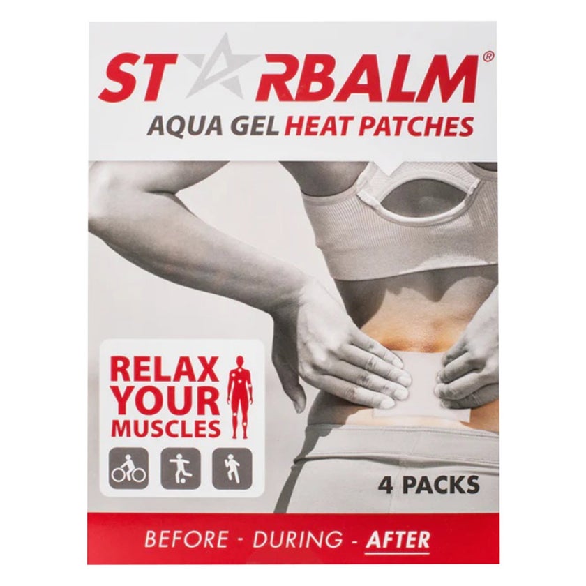 Starbalm Aqua Gel Pain Relief Heat Patches, Pack of 4’s