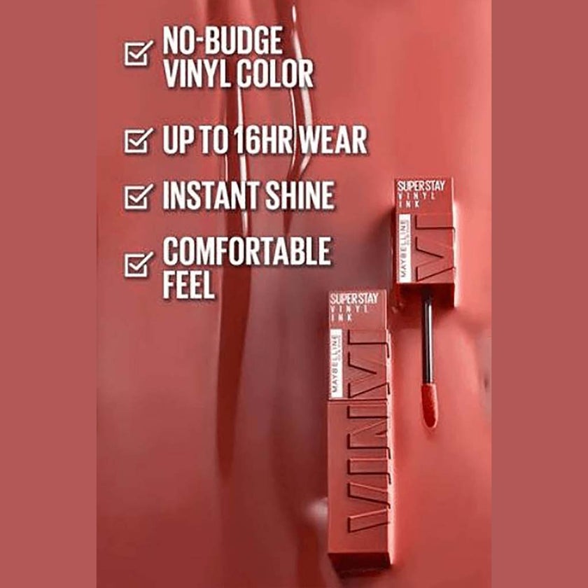 Maybelline Super Stay Vinyl Ink Liquid Lip Color 35 - Cheeky