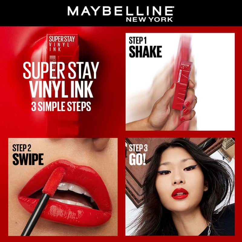 Maybelline Super Stay Vinyl Ink Liquid Lip Color 40 - Witty