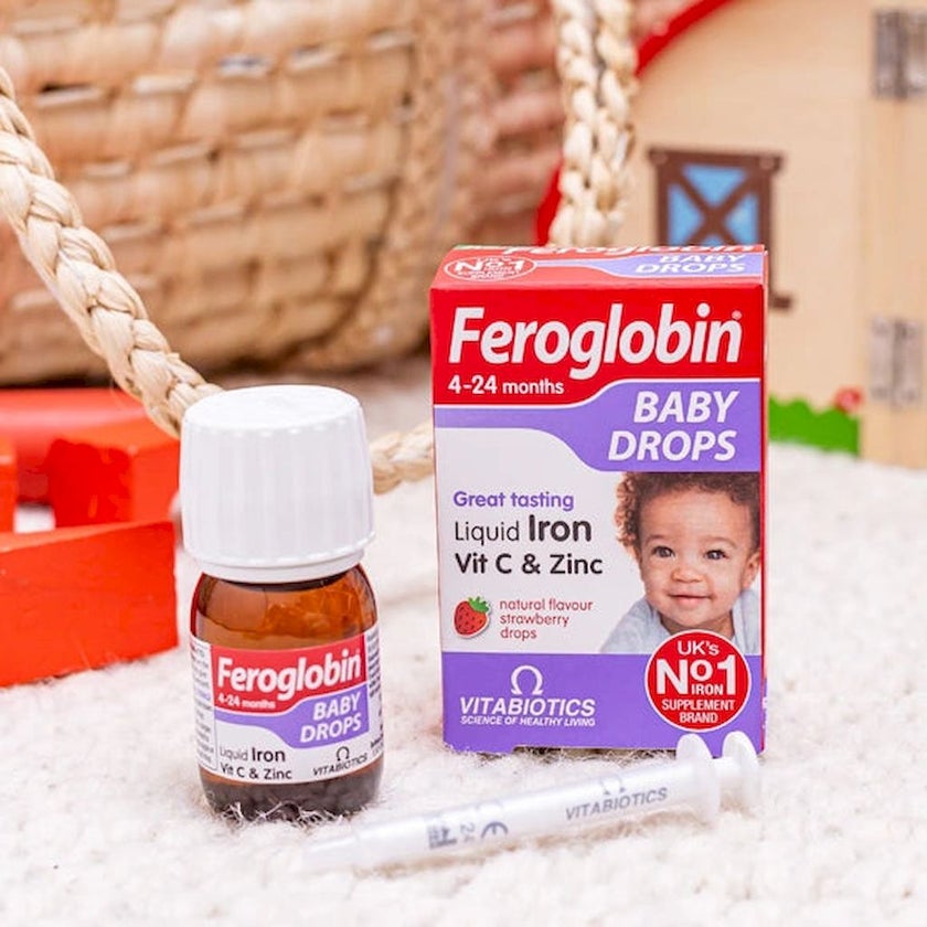 Vitabiotics Feroglobin Iron Supplement Baby Drops 30ml