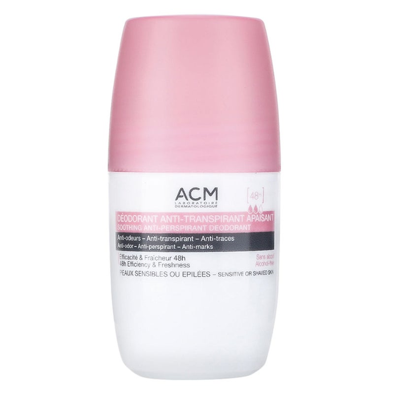 ACM Soothing Anti-Perspirant 48H Deodorant Roll On For Sensitive Skin 50ml 