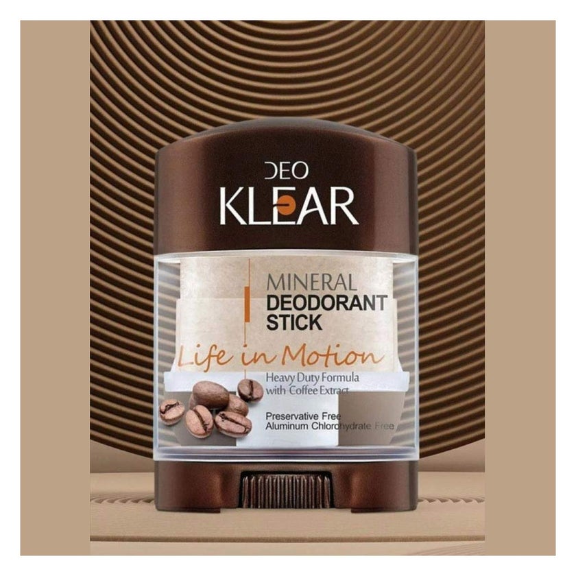 Deo Klear Life In Motion Mineral Deodorant Stick For Men 70g