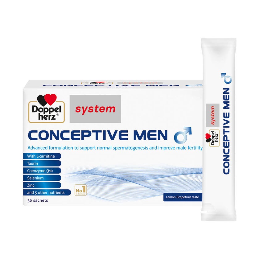 Doppelherz System Conceptive For Men Sachets, Pack of 30’s