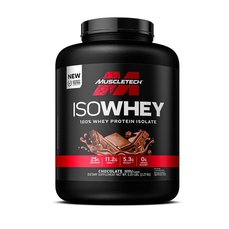 MuscleTech Isowhey 100% Whey Protein Isolate 5lb - Chocolate