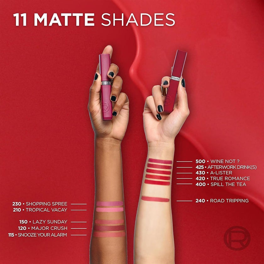 L'Oreal Paris Infallible Matte Liquid Resistance Lipstick 430 - A Lister