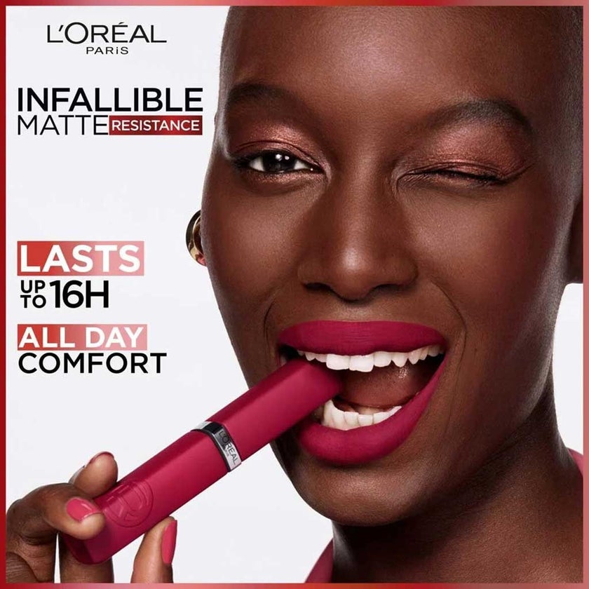 L'Oreal Paris Infallible Matte Liquid Resistance Lipstick 240 - Road Tripping