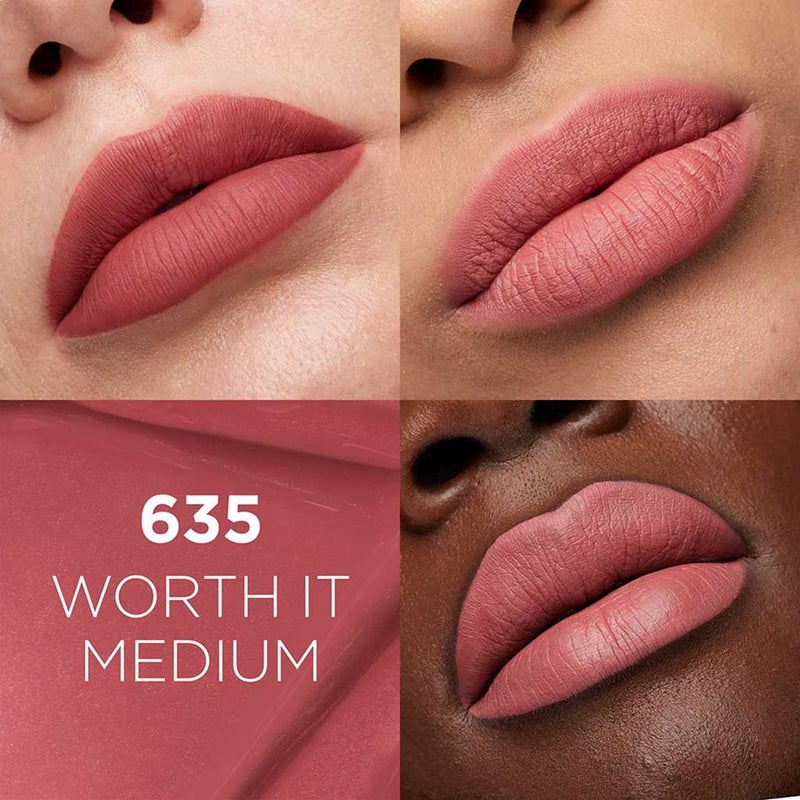 L'Oreal Paris Infallible Matte Liquid Resistance Lipstick 635 - Worth It Medium 