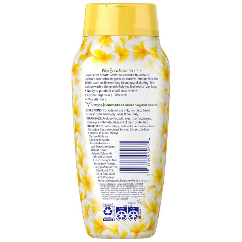 Vagisil Scentsitive Scents Daily Intimate Wash 354ml - White Jasmine