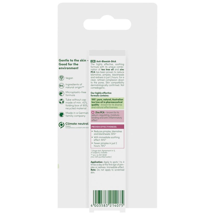 Alkmene My Tea Tree Oil Anti-Blemish Stick 15ml