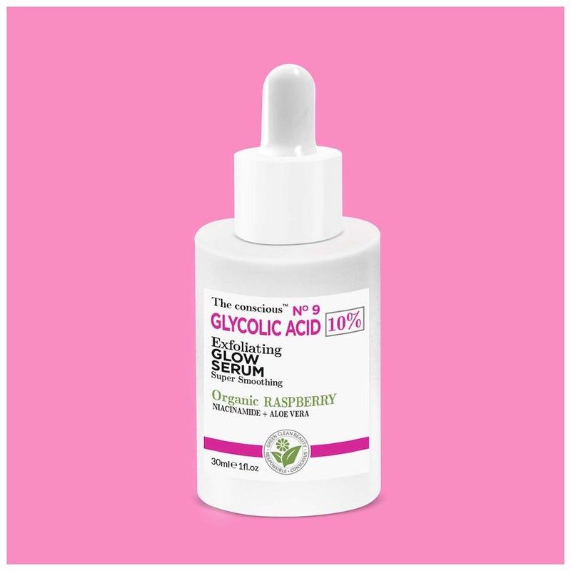 The Conscious No 9 Glycolic Acid Exfoliating Glow Serum 30ml 