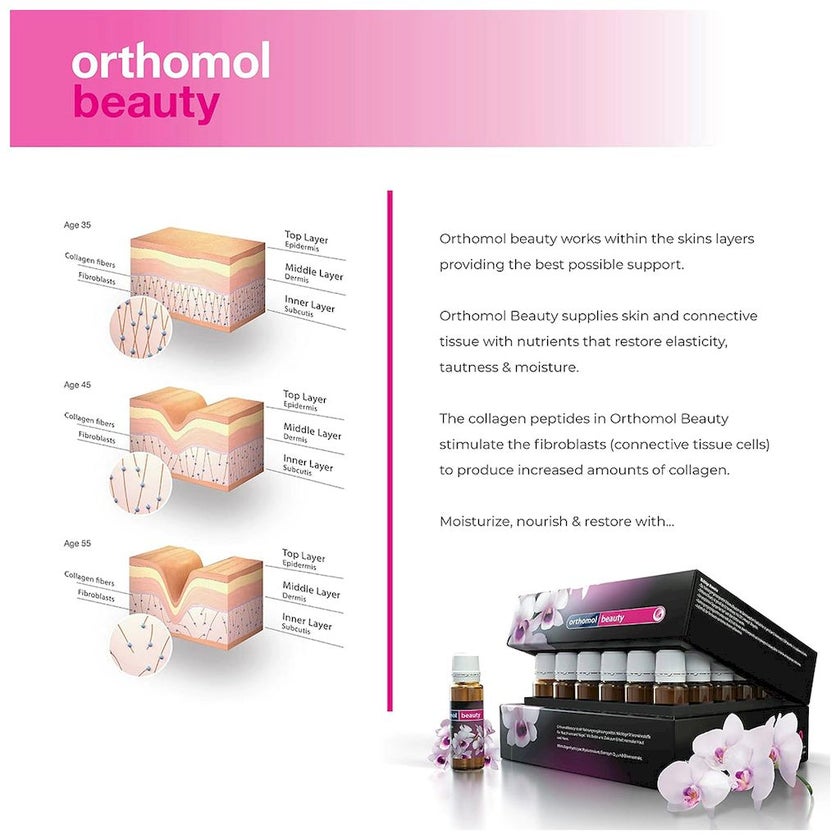 Orthomol Beauty Collagen Vials 20ml, Pack of 7's