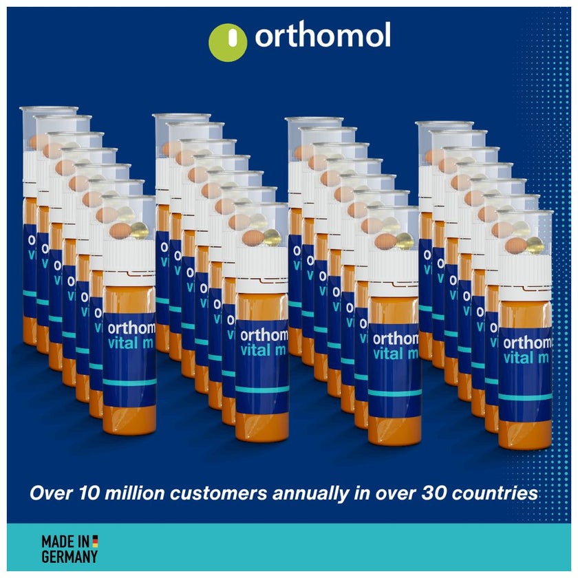 Orthomol Vital M Men's Supplement Vials + Capsules, Pack of 30's