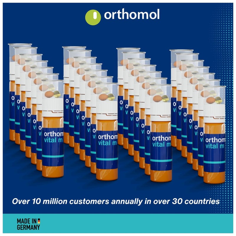 Orthomol Vital M Men's Supplement Vials + Capsules, Pack of 7's