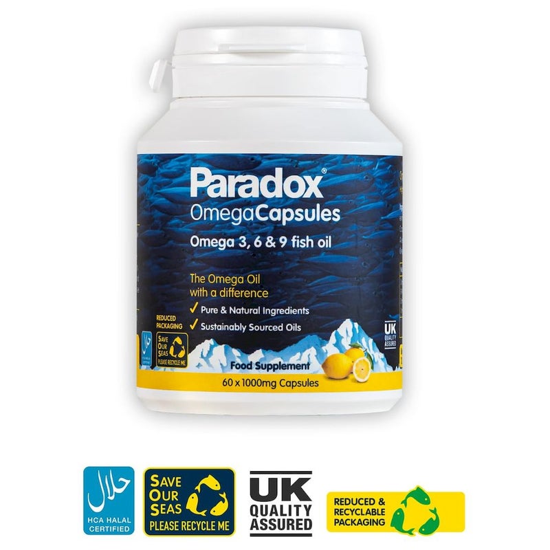 Paradox Omega Supplement Capsules, Pack of 30's