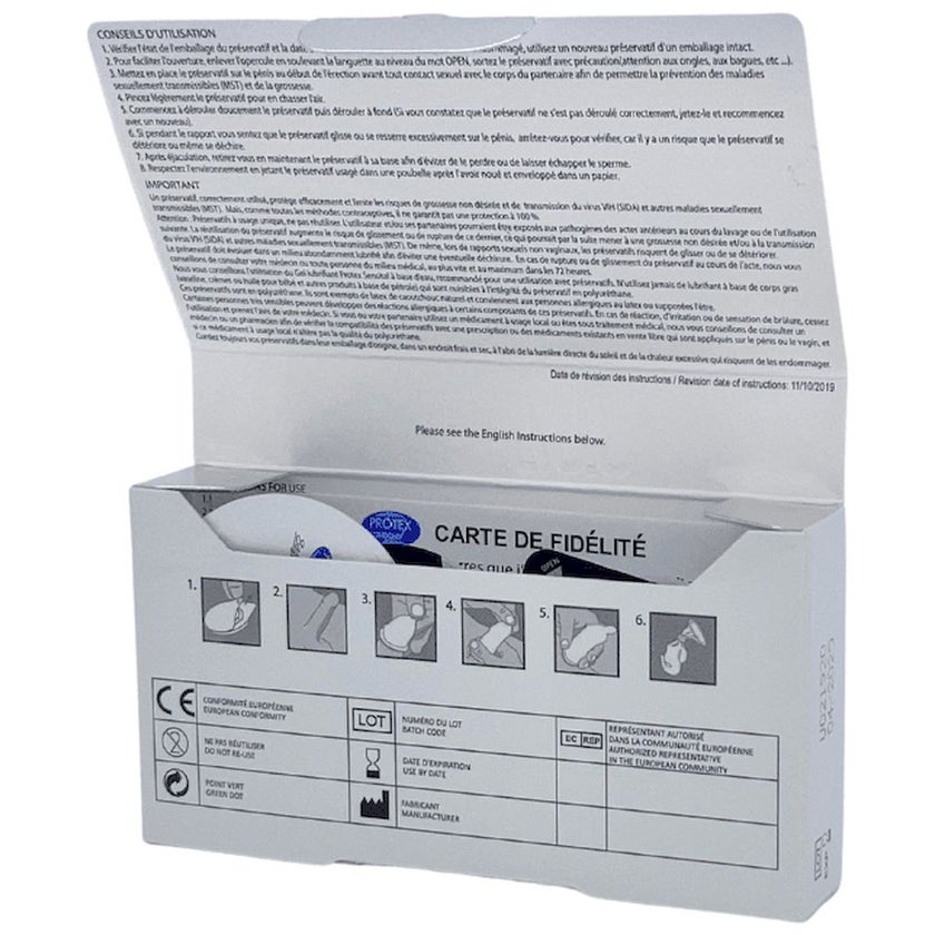 Protex Original 0.02 Condoms, Pack of 6's