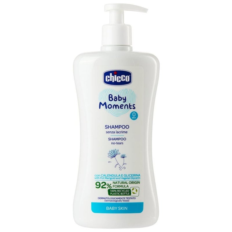 Chicco Baby Moments 0M+ No-Tears Baby Shampoo 500ml