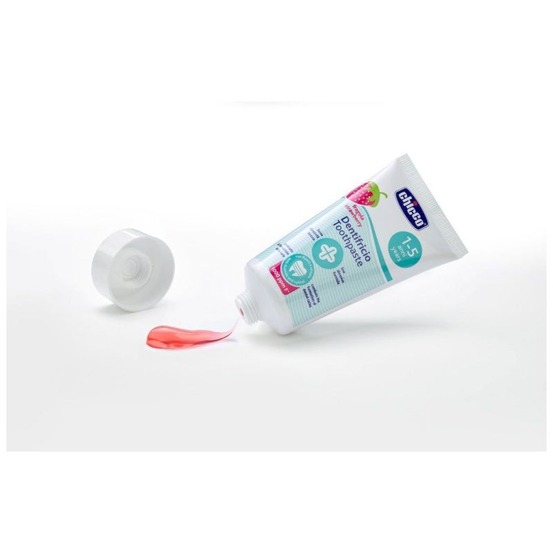 Chicco Kids Toothpaste For 1 To 5 Years 50ml - Strawberry
