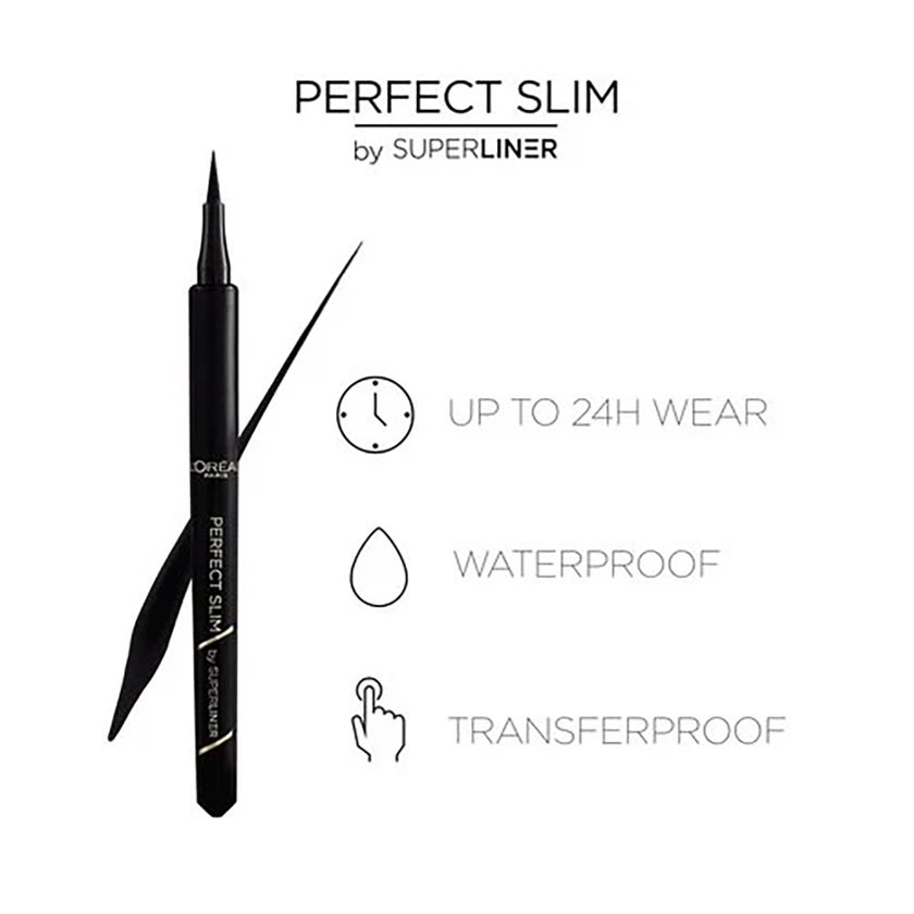 L'Oreal Paris Superliner Intense Slim Eyeliner 01 - Black