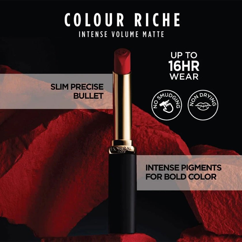 L'Oreal Paris Color Riche Intense Volume Matte Lipstick 610 - Light Oolong