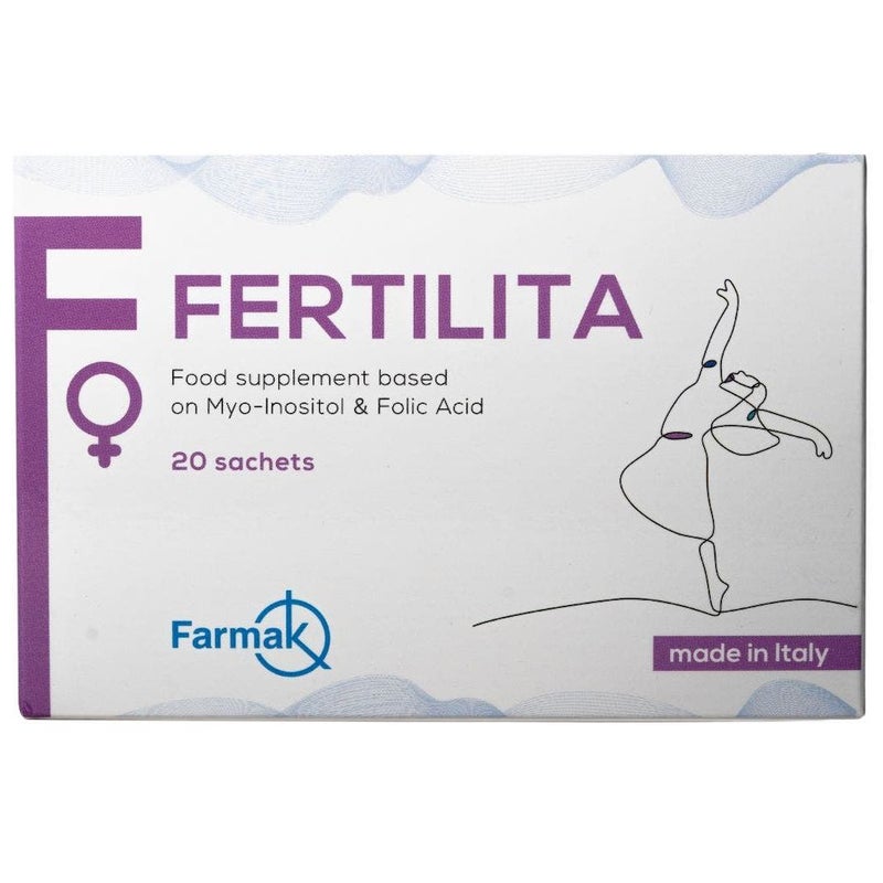 Fertilita Myo-Inositol & Folic Acid Food Supplement Sachets, Pack of 20's