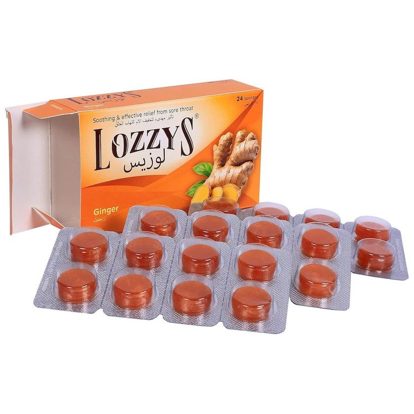 Lozzys Ginger Lozenges, Pack of 24's