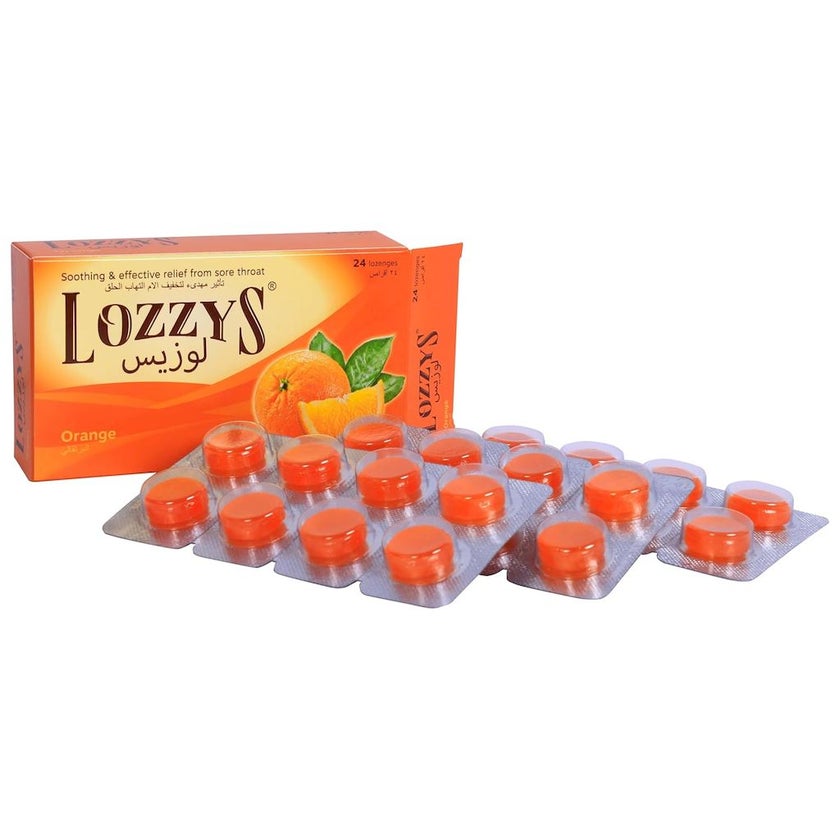 Lozzys Orange Lozenges, Pack of 24's