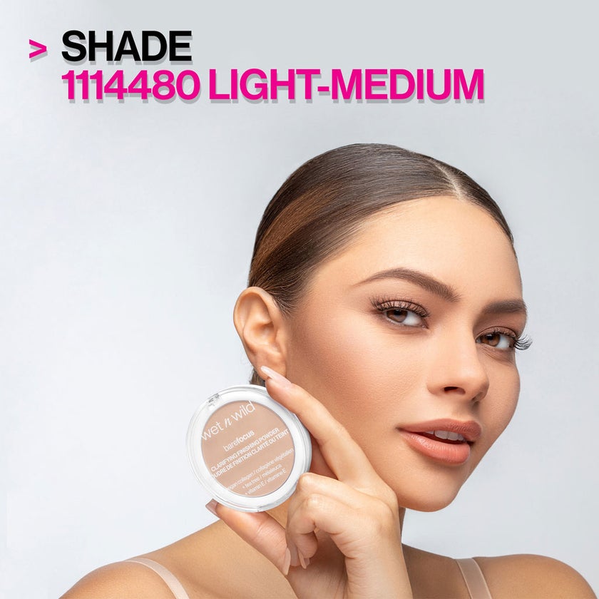 Wet n Wild Bare Focus Clarifying Finishing Powder - Light Medium