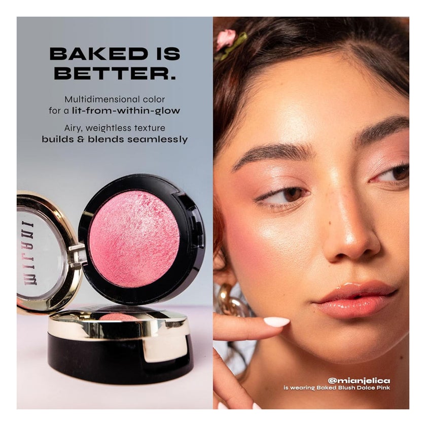 Milani Cosmetics Baked Powder Blush 01 - Dolce Pink 
