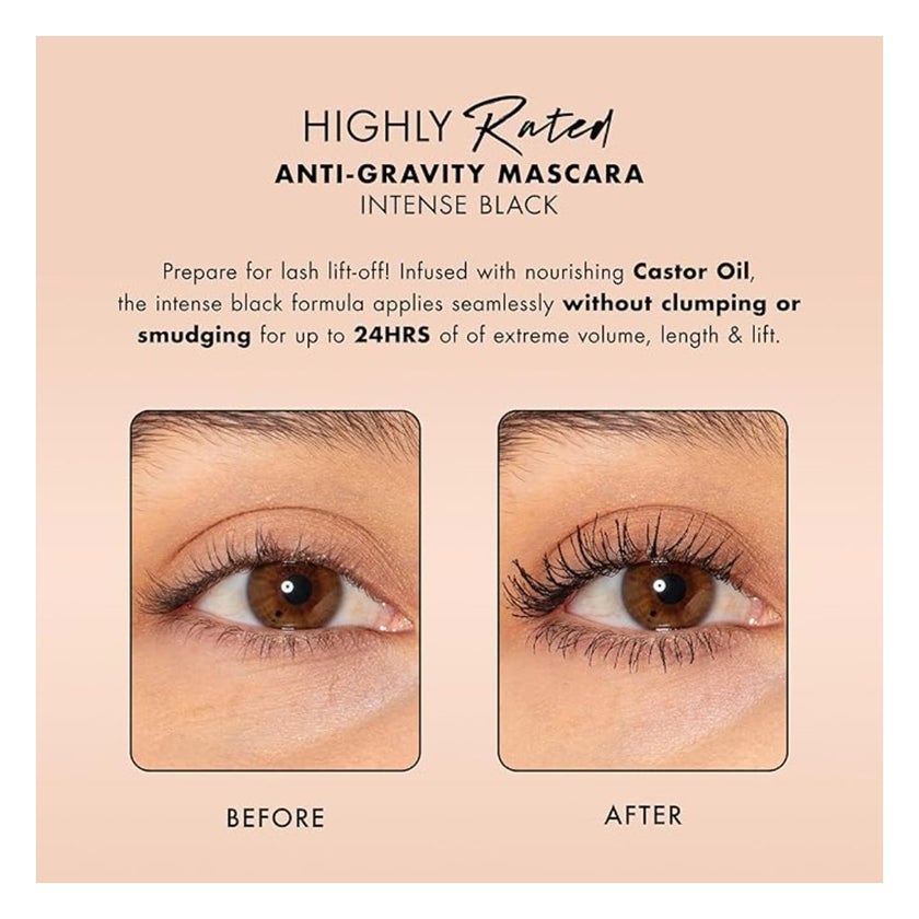 Milani Cosmetics Highly Rated Anti-Gravity Mascara 11.5ml - 115 Intense Black 