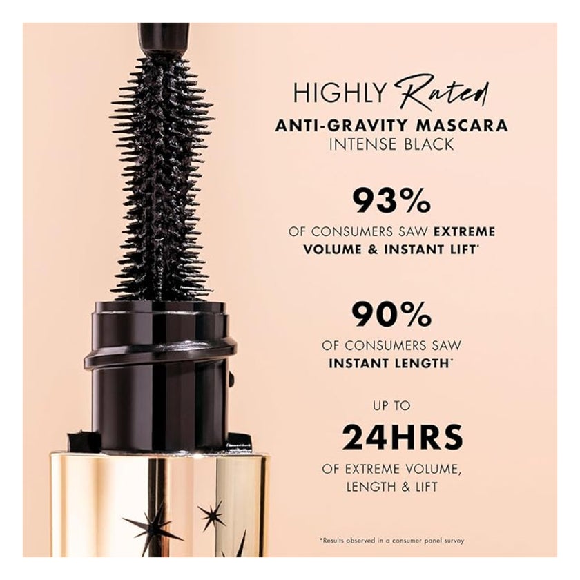 Milani Cosmetics Highly Rated Anti-Gravity Mascara 11.5ml - 115 Intense Black 
