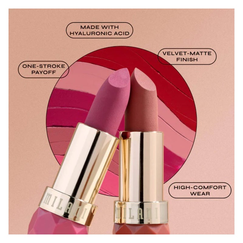 Milani Cosmetics Color Fetish Matte Lipstick, Shade - 340 Poppy 