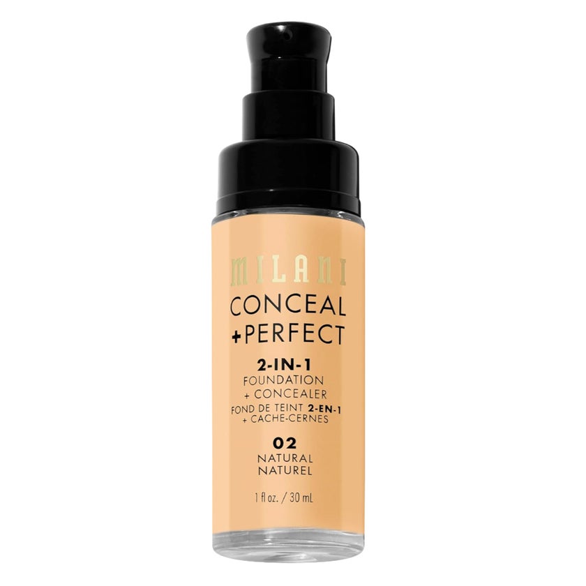 Milani Cosmetics Conceal + Perfect 2-In-1 Foundation & Concealer 30ml - 02 Natural