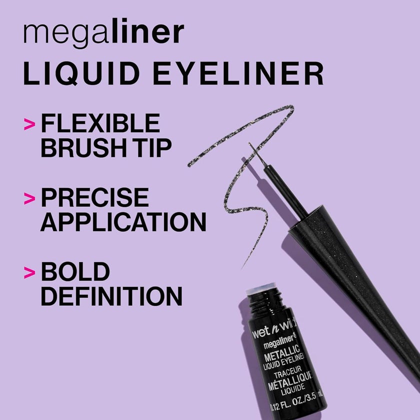 Wet n Wild Megaliner Liquid Eyeliner - Black