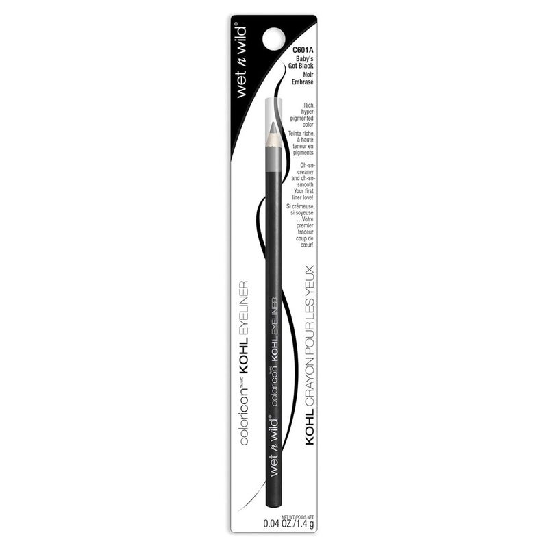 Wet n Wild Color Icon Kohl Eyeliner Pencil - Baby's Got Black
