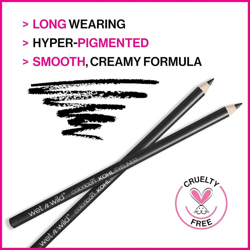 Wet n Wild Color Icon Kohl Eyeliner Pencil - Baby's Got Black