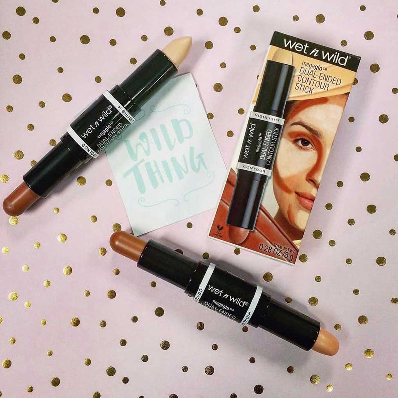 Wet n Wild Megaglo Dual-Ended Contour & Highlighter Stick - Light/Medium