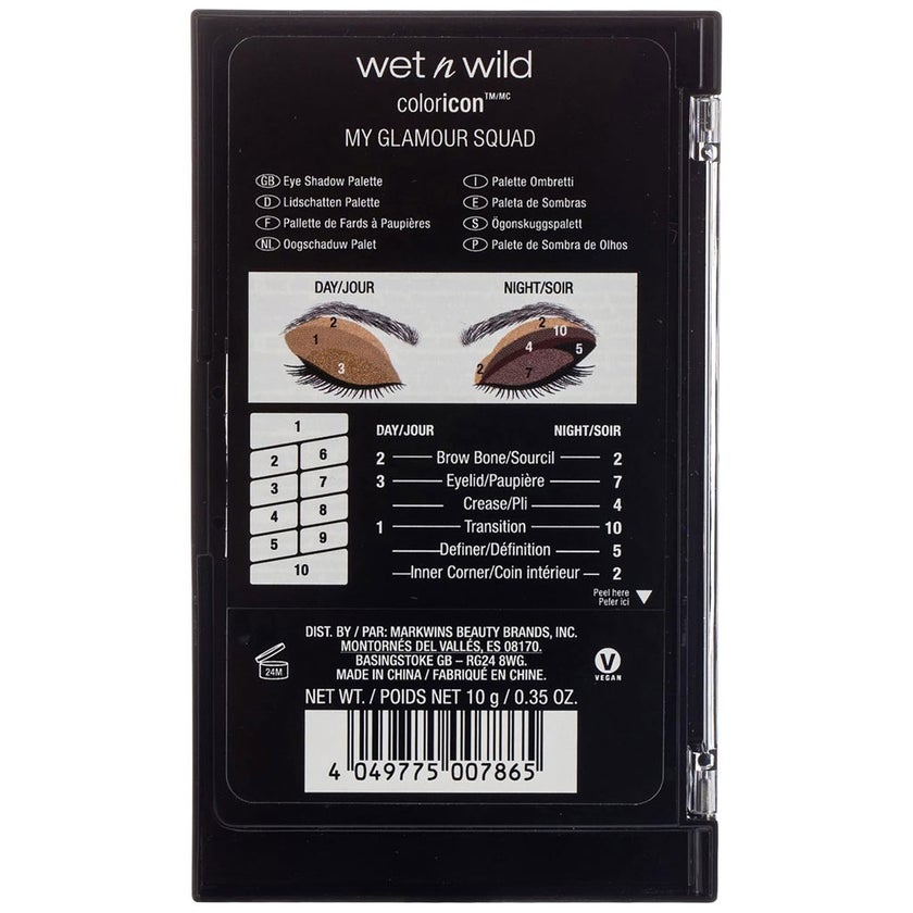 Wet n Wild Color Icon 10 Pan Eyeshadow Palette - My Glamour Squad