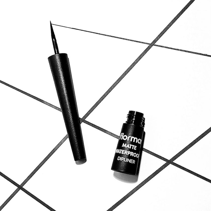 Flormar Matte Waterproof Dipliner - 001 Black