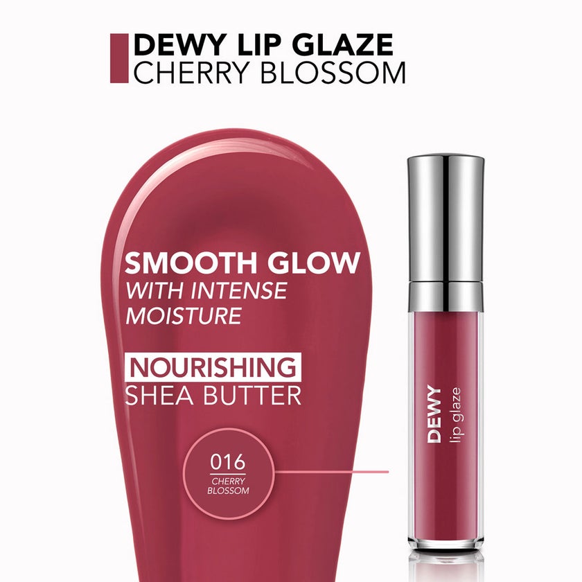 Flormar Dewy Lip Glaze - Shade 016 Cherry Blossom