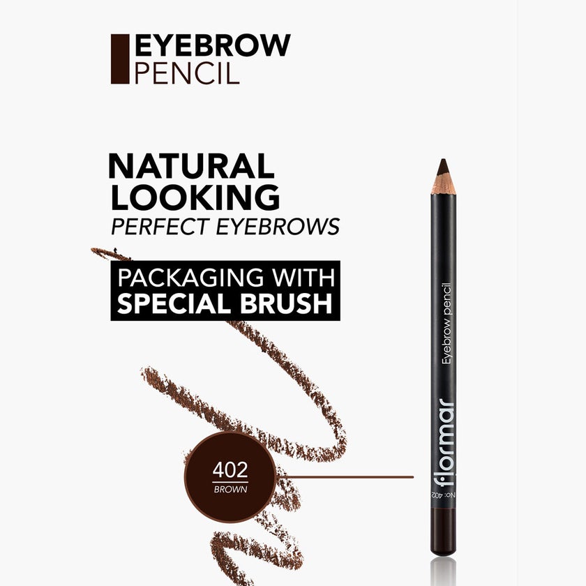 Flormar Eyebrow Pencil - 402 Brown