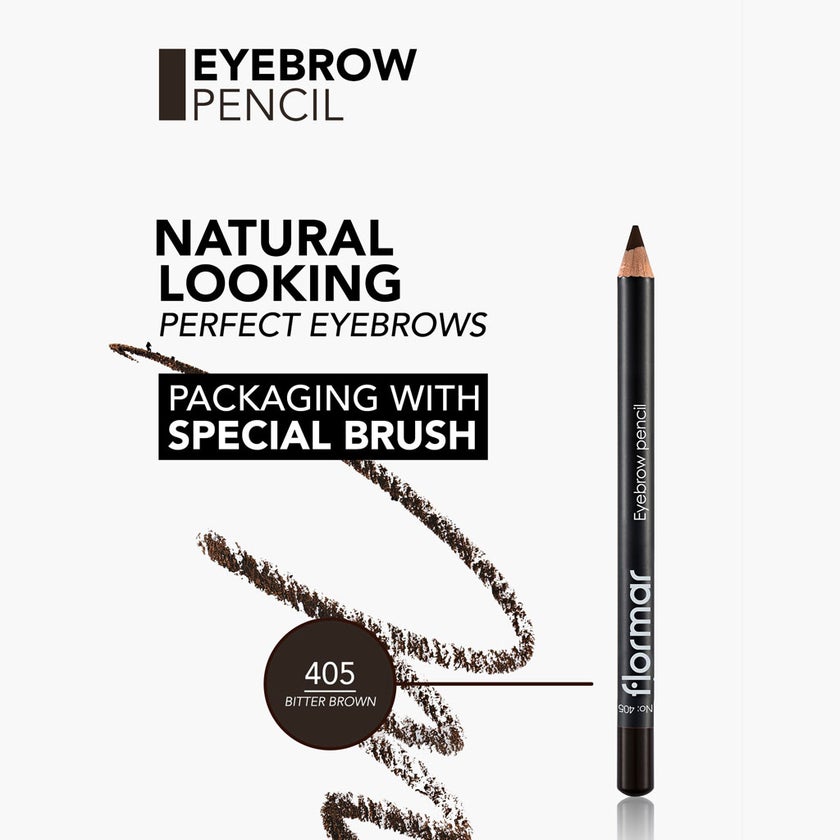 Flormar Eyebrow Pencil - 405 Bitter Brown