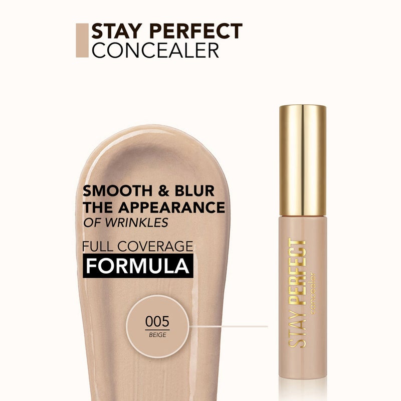 Flormar Stay Perfect Liquid Concealer - Shade 005 Beige
