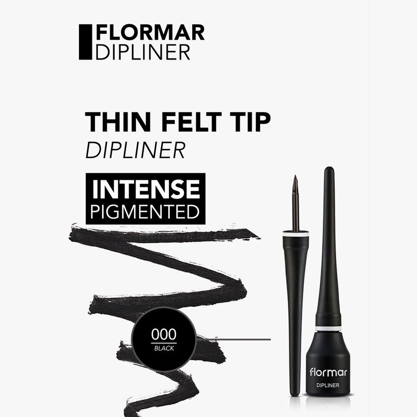 Flormar True Color Dipliner - 001 Black