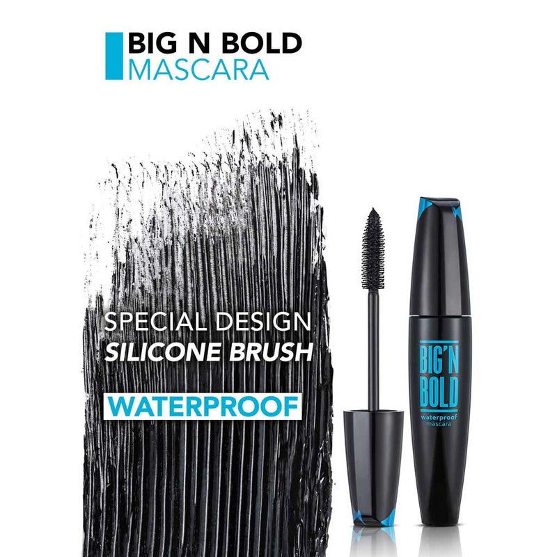 Flormar Big 'N Bold Waterproof Mascara - 002 Black