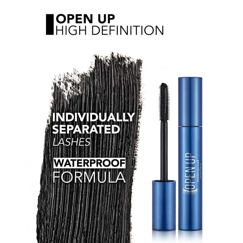 Flormar Open Up Waterproof Mascara - Black