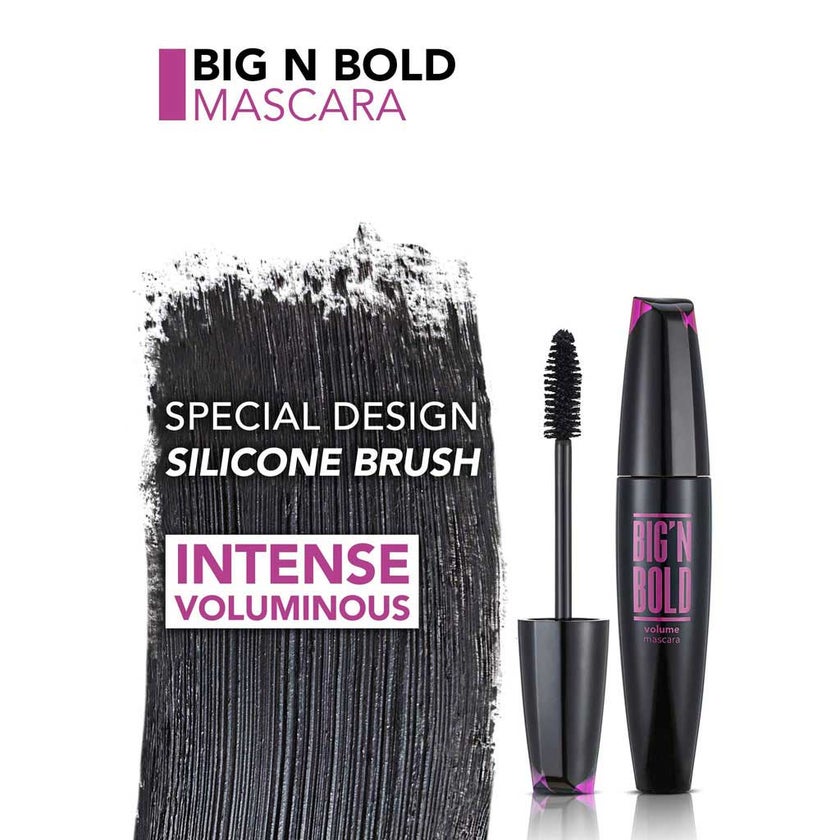 Flormar Big 'N Bold Volume Mascara - 001 Black