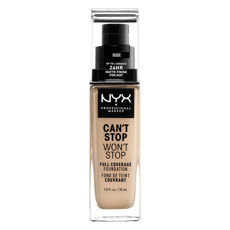 NYX Professional Makeup Can't Stop Won't Stop Full Coverage Foundation 30ml - Shade 6.5 Nude