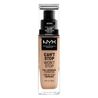 NYX Professional Makeup Can't Stop Won't Stop Full Coverage Foundation 30ml - Shade 07 Natural