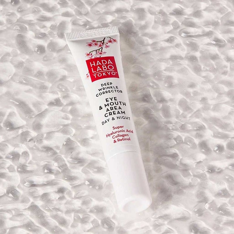 Hada Labo Tokyo Deep Wrinkle Corrector Eye & Mouth Area Cream 15ml